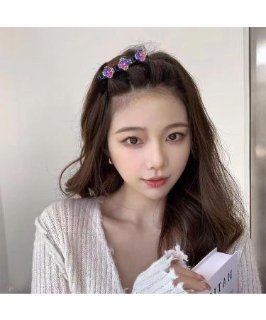 Sparkling Crystal Stone Braided Hair Clips Braided Hair Clips for Women Braid Clips Hair Clips for Thick Hair Hair Clips for Styling Four-Leaf Clover Chopped Hairpin Duckbill Clip-4 pcs - Buy Online on GoSupps.com