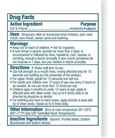 UlcerEase Anesthetic Mouth Rinse 6 Fl Oz - Updated Packaging - Buy Online on GoSupps.com