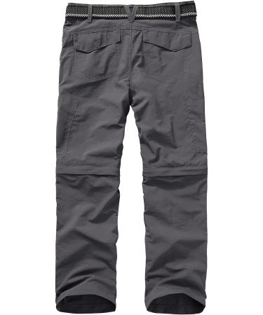 Kids' Quick Dry Waterproof Cargo Pants for Hiking and Climbing - Grey, Size 6-7 Years - Buy Online on GoSupps.com