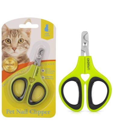 OneCut pet nail clippers updated version for cats and kittens claw scissors for trimming professional nail clippers for cats puppies kitten and small dogs green - Buy Online on GoSupps.com