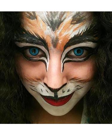 Pastel Orange Face & Body Paint - Non-Toxic Cream for Halloween Costume Makeup - 0.6oz - Buy Online on GoSupps.com