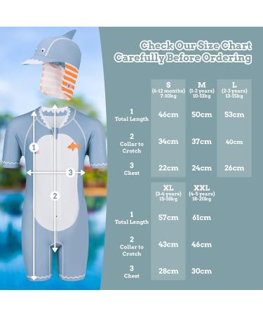 Juicy Bumbles Baby Swimsuit - One Piece Toddler Swimming Costume - Short Sleeve Boys and Girls Swimwear (3-4 Years) - Buy Online on GoSupps.com
