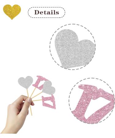 MonMon & Craft 17th Birthday Cupcake Toppers - Number 17 Sign - Girls 17th Birthday Cupcake Toppers - Sweet 17 Dessert Decor- Cheers to 17 Years Party Decorations Pink Silver Glitter - 24 Pcs - Buy Online on GoSupps.com