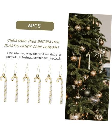 Cabilock Artificial Garland 18 Pcs Crutch Pendant Children s Toys Christmas Hanging Ornaments Candy Crutch Christmas Pendant Set - Buy Online on GoSupps.com