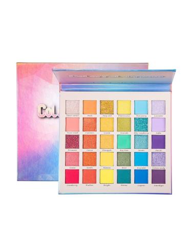 New 30-Color Pearlescent Matte Glitter Dreamy Rainbow Palette Eyeshadow Palette Palette