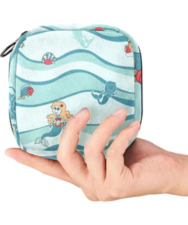 Fish Sanitary Napkin Storage Bag: Portable Menstrual Pad Holder for Teen Girls & Women - Multicoloured 06 - Buy Online on GoSupps.com