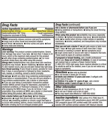 HealthA2Z Nighttime | Cold & Flu Medicine | Powerful Multi-Symptom Nighttime Relief | 20 Softgel (Pack of 24) | Value Pack - Buy Online on GoSupps.com