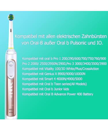 WENS Sensitive Plug-In Brushes for Oral-B Electric Toothbrushes - Compatible with PRO1000/2000 8 Pack (2 Sensitive 2 Precision 2 Flow 2 Cross) - Buy Online on GoSupps.com