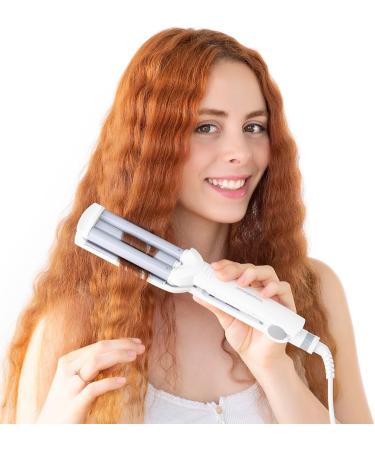Buy Innovagoods Waavio Ceramic Hairstyler for Elegant Waves - 55W | Natural Waves at Home | White & Gray - Buy Online on GoSupps.com