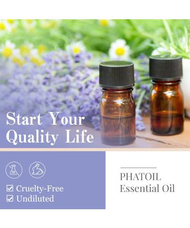 PHATOIL Clary Sage Essential Oil 10ML - 100% Pure & Undiluted - Cruelty-Free - Ideal for Home Diffusers - Pack of 1 - Buy Online on GoSupps.com