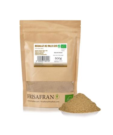 FRISAFRAN FRISAFRAN | Licorice Stick POWDER | Organic | Direct From the Producer | Grown in Navarre | Licorice | Licorice | Licorice Stick | Licorice Candy | Licorice Stick | Licorice Candies 500g