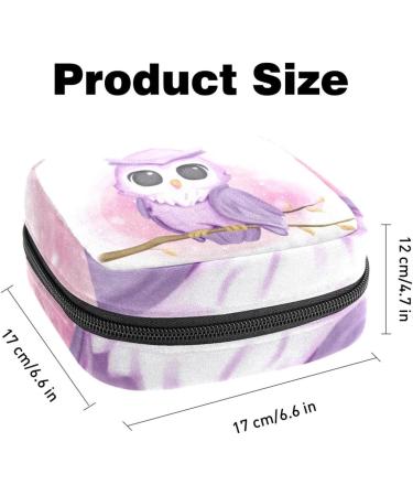 Stylish Storage Bags for Women: Cute Owl Design for Menstrual Pads Bandages & More - Portable & Multicolored - Buy Online on GoSupps.com