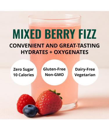 Boost Oxygen Next-Level Hydration Packet | Electrolyte & Bicarbonate Super Blend | Supports Healthy Circulation for Hydration, Oxygenation, Occasional Fatigue & Recovery | Mixed Berry (6 Pack) 0.27 Ounce (Pack of 6) - Buy Online on GoSupps.com