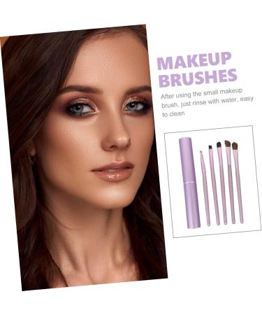 DOITOOL Eye Makeup Brushes 5 Pcs Horsehair Eyeshadow Brush Makeup Brush Silicone Eye Brush Eye Shadow Brush Smudge Brush Miss - Buy Online on GoSupps.com