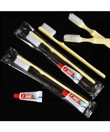 100 Individually Wrapped Disposable Toothbrushes with Toothpaste - G-Smile - Buy Online on GoSupps.com