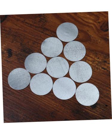 FOMIYES 100pcs Metal Stickers Metal Eyeshadow Pads Eyeshadow Case Pad Makeup Palette Round Metal Rod - Buy Online on GoSupps.com