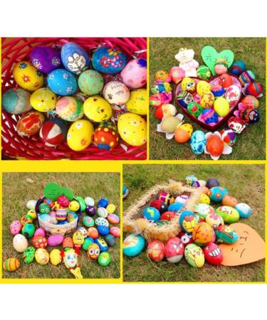 Crafare 3.15 Inch 15 Pack White Foam Eggs - Perfect for Easter, Christmas & Holiday Crafts - Buy Online on GoSupps.com