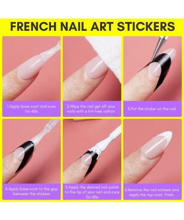 Makartt 12pcs Clear Silicone Nail Stamping Kit for French Manicure - Buy Online on GoSupps.com