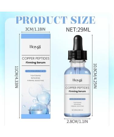 Znnhnn Copper Peptide Serum antiaging facial serum copper peptide serum reduces fine lines and wrinkles antiwrinkle facial serum firms the skin 29 ml - Buy Online on GoSupps.com