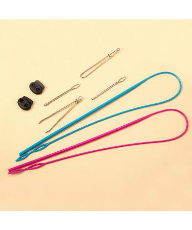 8 Pc Drawstring Tool Set - Plastic & Metal Threaders, Tweezers, Cord Locks for Shorts & Hoodies - Buy Online on GoSupps.com