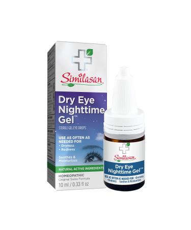 Similasan Dry Eye Nighttime Gel Eye Drops 0.33 Ounce Bottle 0.33 Fl Oz (Pack of 1)