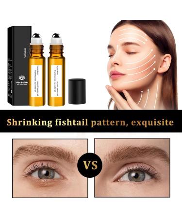 Time Eraser Rollerball with Castor Oil & Frankincense - Anti-Wrinkle Under Eye Serum (2 Pcs) | Reduce Fine Lines & Dark Circles - Buy Online on GoSupps.com