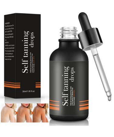 30ml Gouttes Autobronzantes pour un Bronzage Gouttes Autobronzantes Concentr es S rum Auto-Bronzant pour le Visage Effet Bronz Naturel et Progressif Auto-Bronzant et Soin du Visage