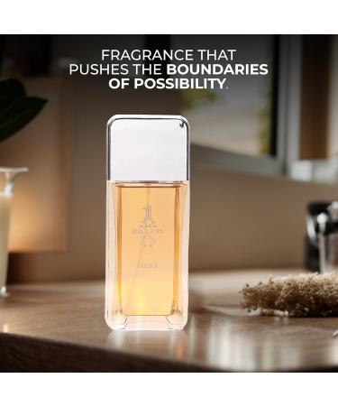Men's Cologne 1 Billion Lucky Eau De Toilette Spray Perfume Fresh Scent 3.4 Fl Oz Daily Used 1 Billion Lucky 3.4 Fl Oz (Pack of 1) - Buy Online on GoSupps.com