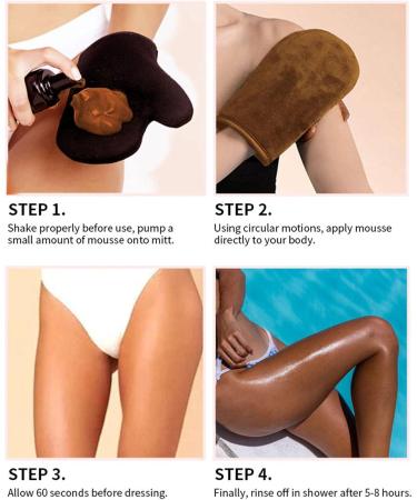 Self Tanning Mousse For Face Self Tanning Mousse Face And Body Moisturizing Natural Sunless Tanning Mousse Self Tanning Mousse For Tanned Complexion 100g - Buy Online on GoSupps.com