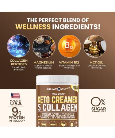 Peacock Max Collagen Keto Creamer & Beetroot Powder Bundle Hydrolyzed Collagen with MCT for Energy & Skin Health + Nitric Oxide Booster for Heart & Blood Pressure Support Keto & Superfood - Buy Online on GoSupps.com
