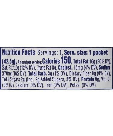 Kraft Ranch Salad Dressing Packets - 1.5 oz Single Serve, 60 Pack - Convenient for On-The-Go - Buy Online on GoSupps.com