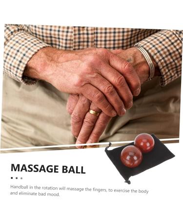 Buy Lurrose 2st Health Balls - Wooden Baoding Meditation Balls for Hand Massage Muscle Relief & Chinese Medicine | International Shipping Available - Buy Online on GoSupps.com