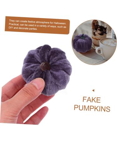 HOMSFOU 10 Pcs Flannel Foam Pumpkin Artificial Pumpkins Bulk Thanksgiving Decor Craft Pumpkins Pumpkin Artificial Faux Pumpkin Decor Fall Decorations Home Party Photo Prop Set Halloween Greyx2pcs 14X12.5X12.5CMx2pcs - Buy Online on GoSupps.com