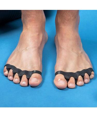 Buy Toe Separators for Men - Correct Toes Silicone Spacers for Yoga Running & Comfort - Buy Online on GoSupps.com