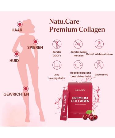 Natu Care sp z oo natucare Premium Collagen Powder 10000 mg Collagen Powder Collagen Powder Vital Proteins Collagen Peptides 100 Natural Collagen Powder for Joints Hair 30 Servings Cherry Cherry 30 Portions - Buy Online on GoSupps.com
