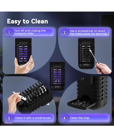 Insect Repellent 2Pack Mosquito Repellent Electric 1000V Insect Killer Mosquito Repellent Socket UV Insect Trap Fly Trap Electric Insect Mosquito Trap Indoor for Flies Mosquitoes Moths - Buy Online on GoSupps.com