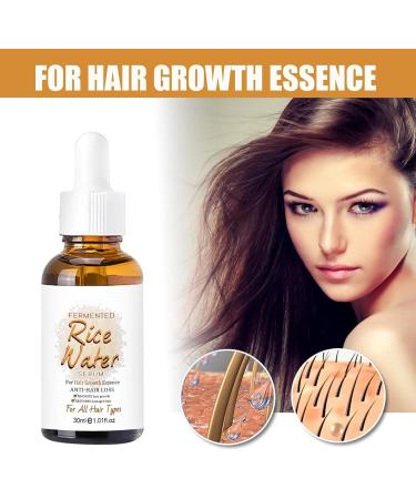 QDHGCFOC Rice Water Hair Oil Hair Serum Natural Rice Essence Nourishing Hair Serum Natural Rice Milk Serum Strengthens Scalp Improves Hair Condition - Buy Online on GoSupps.com