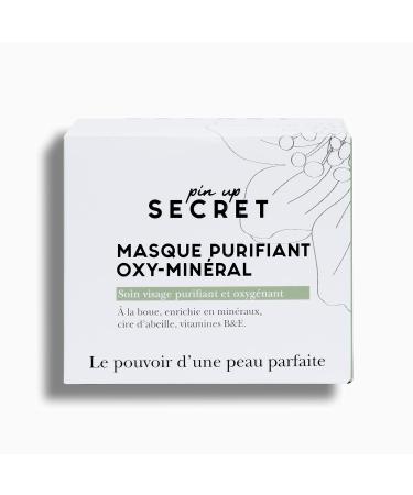 Pin Up Secret Oxy Mineral Mask - Natural Dead Sea Mud & Beeswax for Anti-Aging & Skin Care - 200g - Buy Online on GoSupps.com