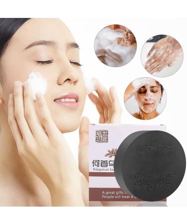 Polygonum Multiflorum Shampoo Soap natural hair care for black and thick hair promotes hair growth and prevents hair loss for men and women - Buy Online on GoSupps.com