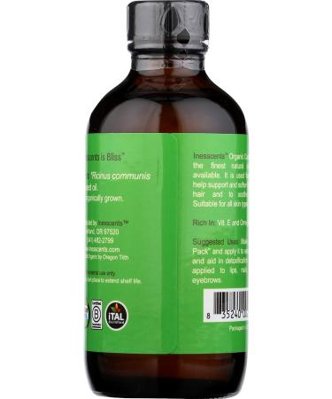 INESSCENTS Organic Castor Oil - 4 FZ | Cold-Pressed, Hexane-Free - Buy Online on GoSupps.com