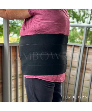 Lumbowrap Plus-Size Abdominal Wrap - X-Large | Optimal Lumbar Support for Comfort & Endurance - Shop Now - Buy Online on GoSupps.com