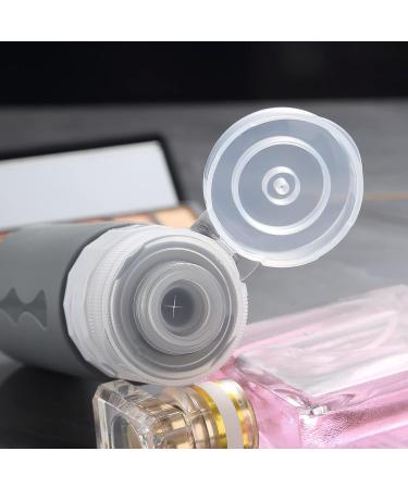 Gemice Travel Bottles - TSA Approved Leak-Proof BPA-Free Travel Container for Shampoo & Lotion - Refillable Gray Liquid Accessories - Buy Online on GoSupps.com