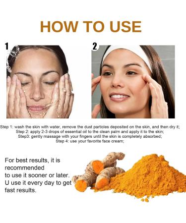 Turmeric Skin Brightening Serum Turmeric Face Serum Dark Spot Remover Serum For Face Skin Lightening Serum Turmeric Facial Serum for Lifting & Age Spots Sun Spot Improve Skin Tone - Buy Online on GoSupps.com