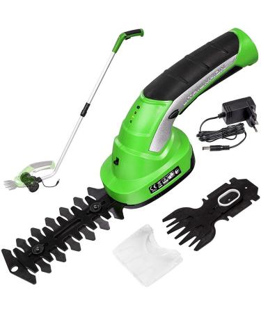 7.2V Electric Trimmer Pruning Shears Garden Lawn Hedge Rechargeable Cordless Fence Scissors Weeder Garss Weeding Mower Tools Holiday Gift