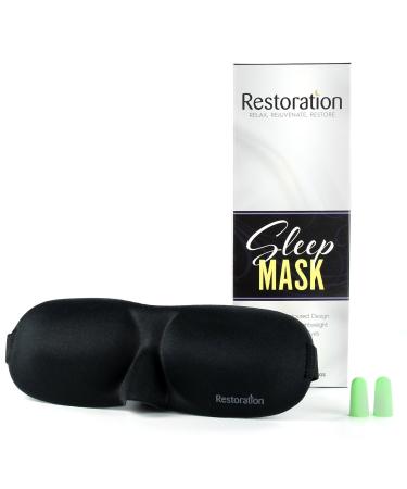 100% Natural Silk Sleep Mask/Eye Mask with 2 Adjustable Straps
