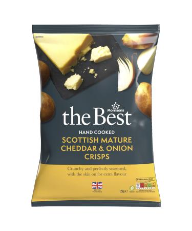 Morrisons The Best Cheddar & Scottish Onion Crisps 125g