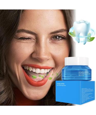 OHCVG Teeth Whitening Powder Natural Teeth Whitening Powder Instant Whitening and Stain Removal Fresh Breath - Buy Online on GoSupps.com