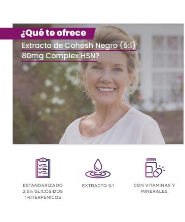 HSN Cohosh Cimicifuga Racemose black 800 mg 120 vegetable capsules helps with a calm and comfortable transition no GMO vegan glutenfree - Buy Online on GoSupps.com