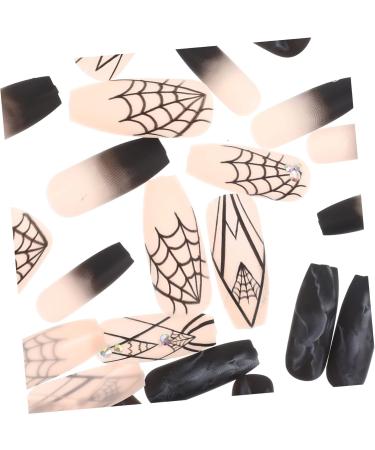 4 Sets Halloween Fake Nails Manicure Patch DIY Manicure Supply Halloween Rhinestone Fake Nails Women Fake Nails Manicures Charm Nail Art Patches Nails for Women Nails Press minkissy - Buy Online on GoSupps.com
