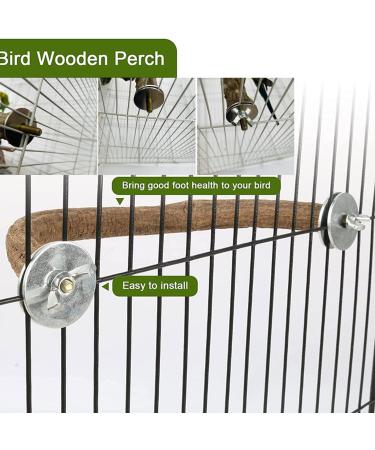 Allazone U Form Natural Bird Pole - Wooden Bird Toys & Accessories for Cages | Climbing & Grinding Sticks Set - Buy Online on GoSupps.com